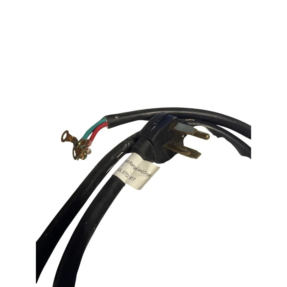 Intertek 5016122 6-Foot 4 Prong 30A Power 125V/250V Supply Cord-Range and Dryer